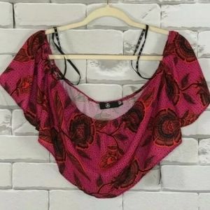 Missguided Off The Shoulder Drop Top (Size 6)